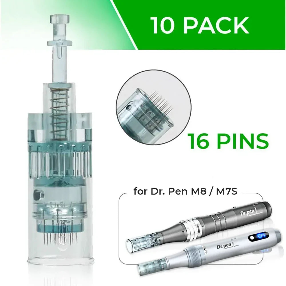 Dr. Pen M8 / M7S Cartridges - 10 Pack 16 Needles
